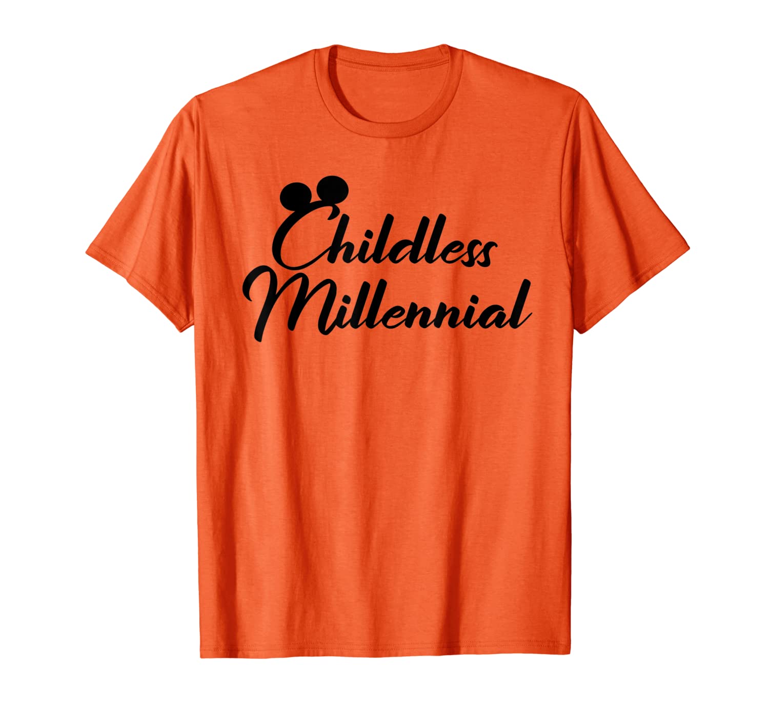 

childless millennial funny shirt park, White;black