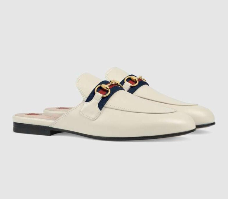 

Luxury 100% Leather men slippers soft cowhide women shoes Metal buckle beach slippers Mules Princetown Classic lady slippers Large, Black