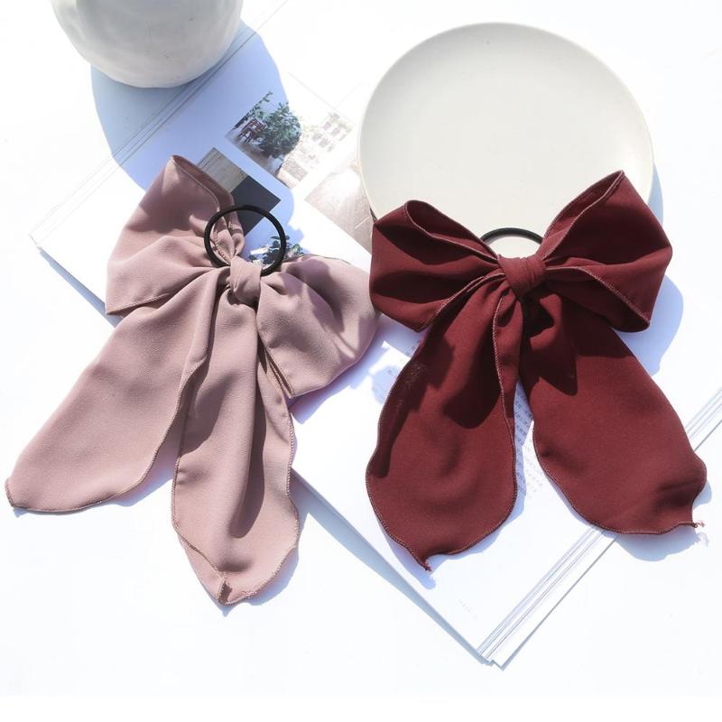 

Hair Clips & Barrettes Women Rubber Bands Tiara Satin Ribbon Bow Elastic Band Rope Scrunchies Holder Gum For Girls Accessories, Golden;silver