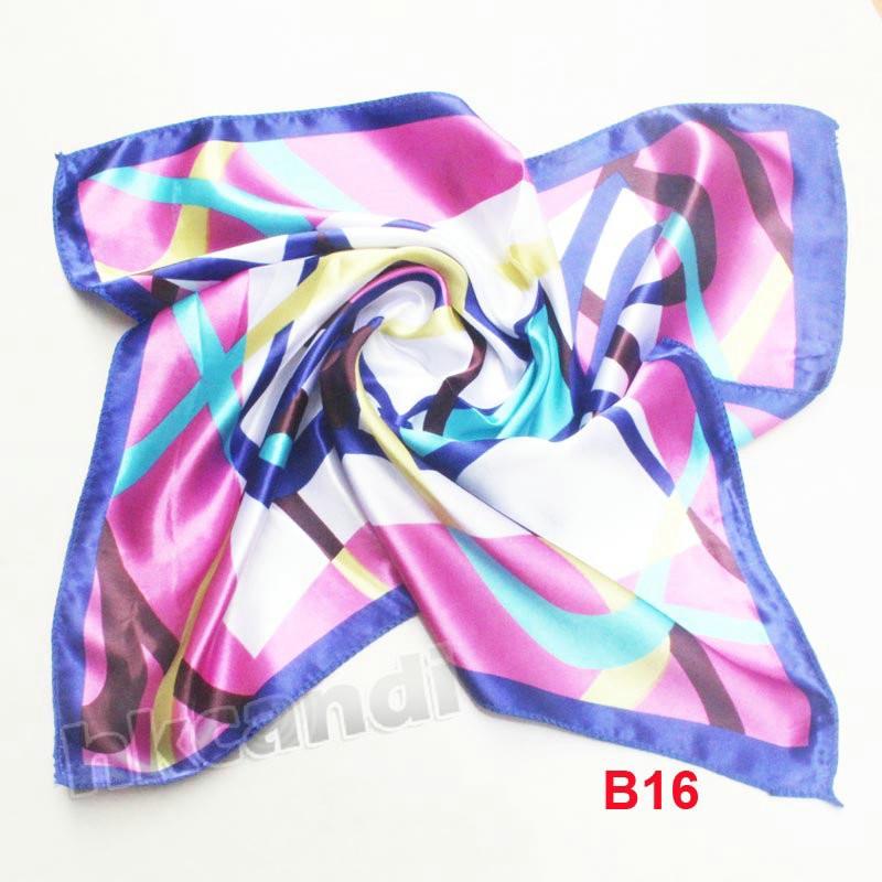 

Scarves Women Colorful Sedate Foulard NeckerChief Bandana Office Lady Gift Scarf Small Square Silk