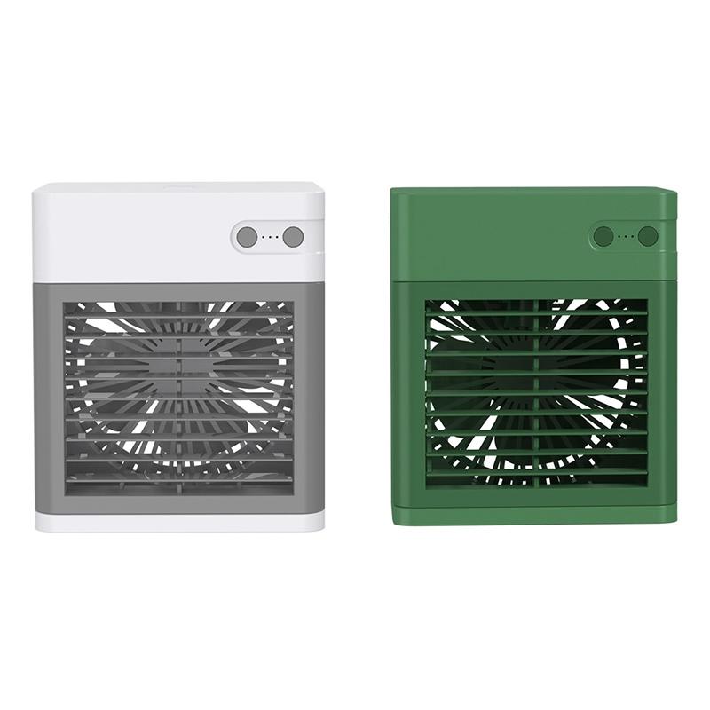 

Air Cooler Fan Mini Desktop Air Conditioner Mini USB Water Cooling Fan Humidifier Purifier for Home Office