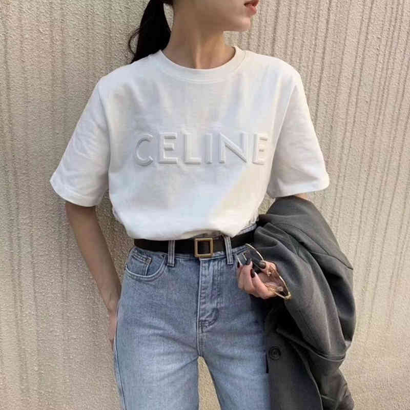 2022 Factory Wholesale New Model Short T-shirt women's version ins fashion style loose temperament student versatile bottomed shirt half sleeve