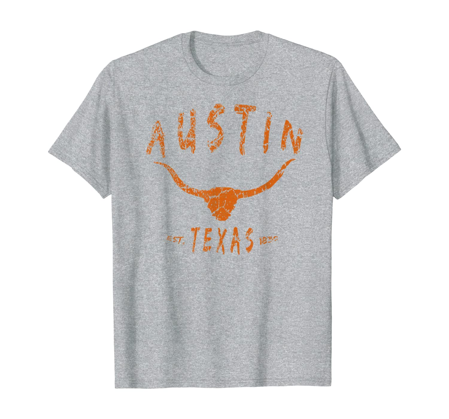 

Austin Texas TX Vintage Athletic Sports Design Tee Football T-Shirt, White;black