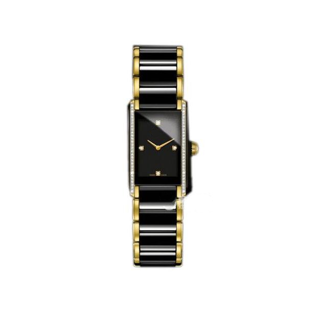 

New fashion man watch quartz movement Ceramic watches for Female WOMEN wristwatch Diamonds Bezel rd12, #2