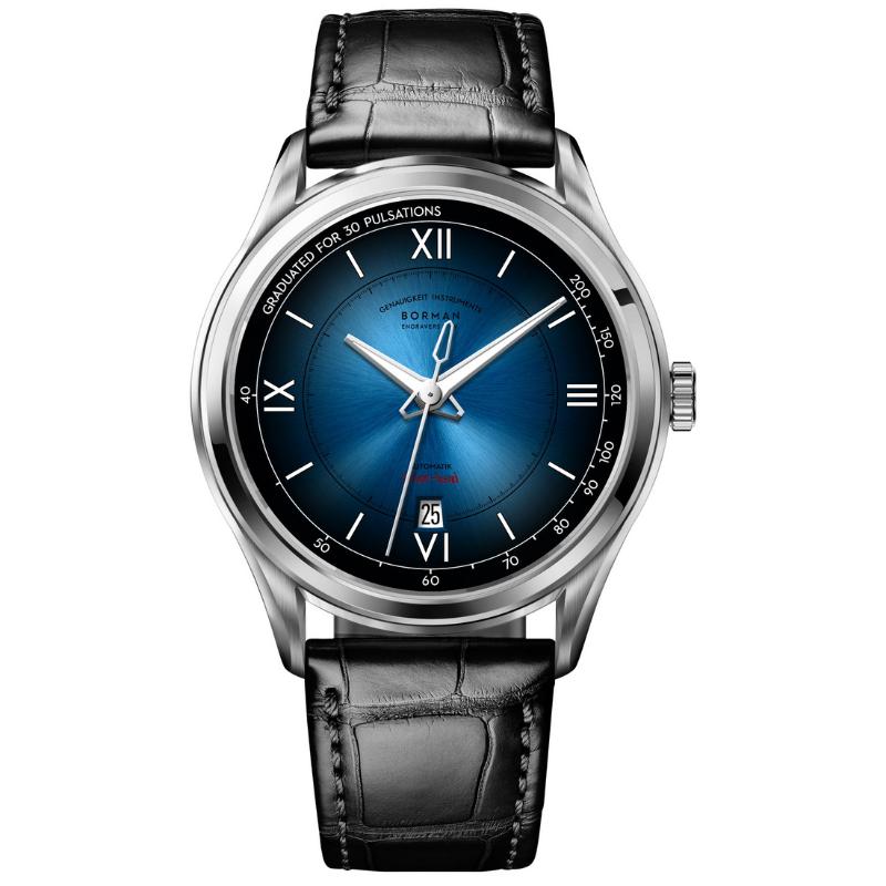 

Wristwatches Borman Mens Automatic Watches Luxury Male Dress Watch Mechanical Wristwatch Fashion Waterproof Sapphire Gradient Dial Auto Date, Mens watches 10