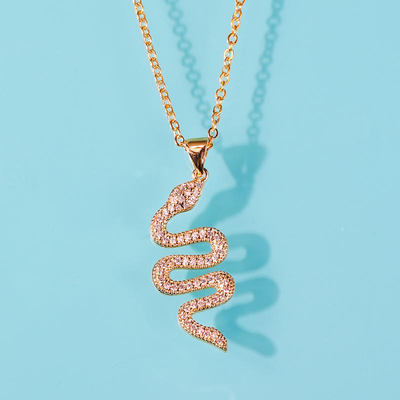 

Dangle & Chandelier European Style Fashion Personality Retro Snake-shaped Rhinestone Pendant Earrings Exaggerated Jewelry Accessories Gifts