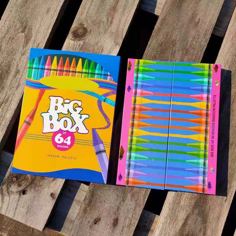 Newest Waterproof Long-lasting 64 Colors Matte & Shimmer Eyeshadow Palette Makeup Bright Color Eye Pressed Powder Cosmetics-image-658206928