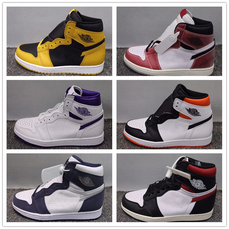 

1 High OG CO JP Midnight Navy Men Women Athletic Shoes Pollen 1s Electro Orange Court Purple Jumpman mens Ladies Sports Sneaker