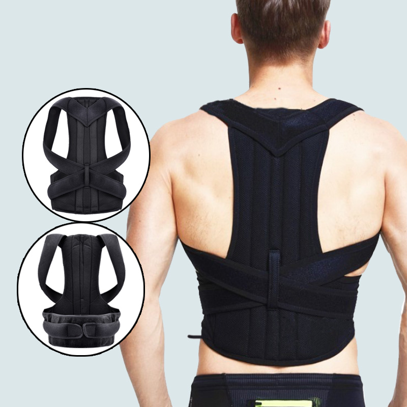 Adjustable Posture Corrector Back Support Shoulder Brace Postures Correctors Spine Corrector Health Postural Fixer Tape XG0231-image-747400198
