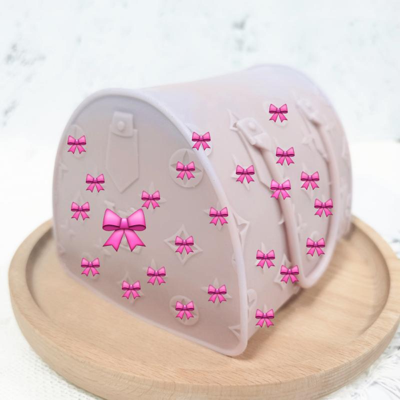 

Craft Tools Fashion Woman Handbag Candle Mold Ladies Logo Bag Soap Mould Girls Purses Silicone