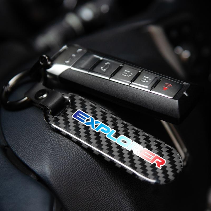 

Keychains For Ford Explorer 2021 2014 2013 2012 2011 Carbon Fiber Material Keychain Support Customization
