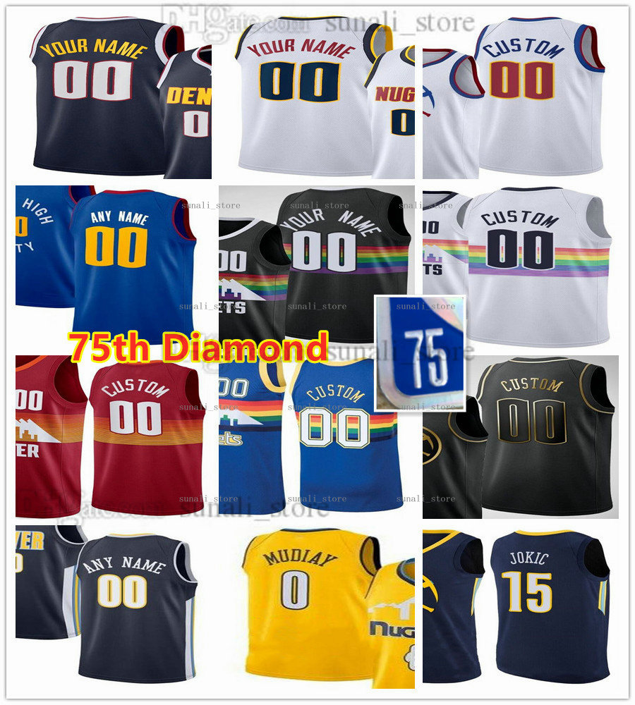 

75th Basketball Jerseys JaMychal Green 0 Facundo Campazzo 7 Austin Rivers 25 Zeke Nnaji 22 Bol 10 PJ Dozier 35 Vlatko Cancar 31 Markus Howard 00 Petr Cornelie 21 Printed, White