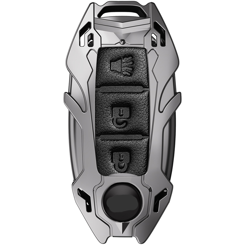 

For Infiniti q50l qx50 qx70 q70l qx60 ex25 fx35 car key cover key remote control protective shell buckle bag, Black