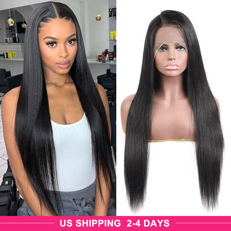 

Ishow 13*1 Transparent Lace Front Wigs T Middle Part Wig Loose Deep Straight Human Hair Wigs Peruvian Curly Malaysian Body Water for Women All Ages Natural Color, Brazilian hair