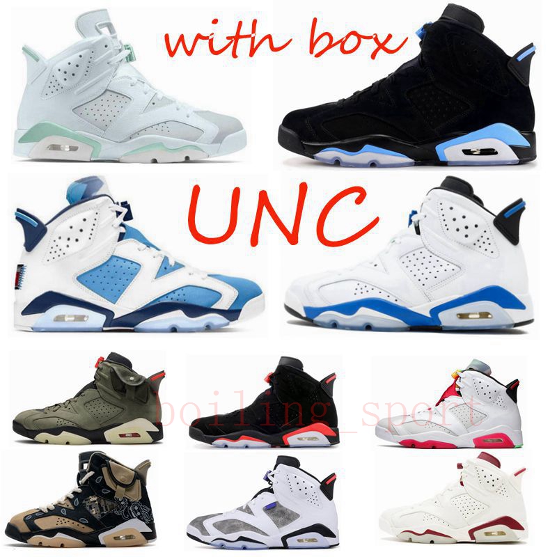 

2022 NEW Basketball Shoes 6 6S DMP Black Cat Infrared Hare 23 Maroon Alligator Germain Pink British UNC Tinker Khaki Green Olive Sport Blue Floral mens sports sneakers, 13