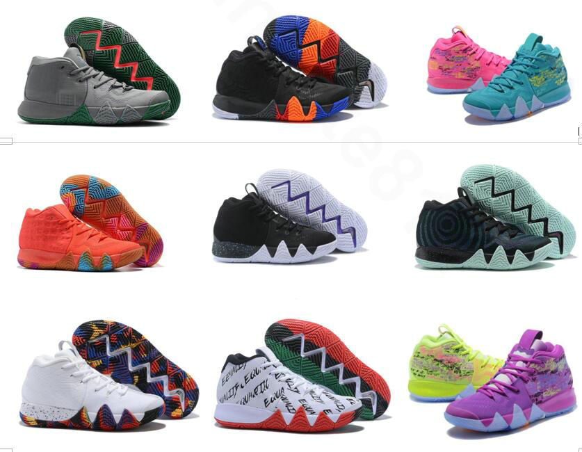 

Kyries 4s Irving 4 Decades Pack March Madness Men Basketball Shoes Top Quality Year Of The Monkey Multicolor Designer Athletic, Pay extra fee $6 if need box