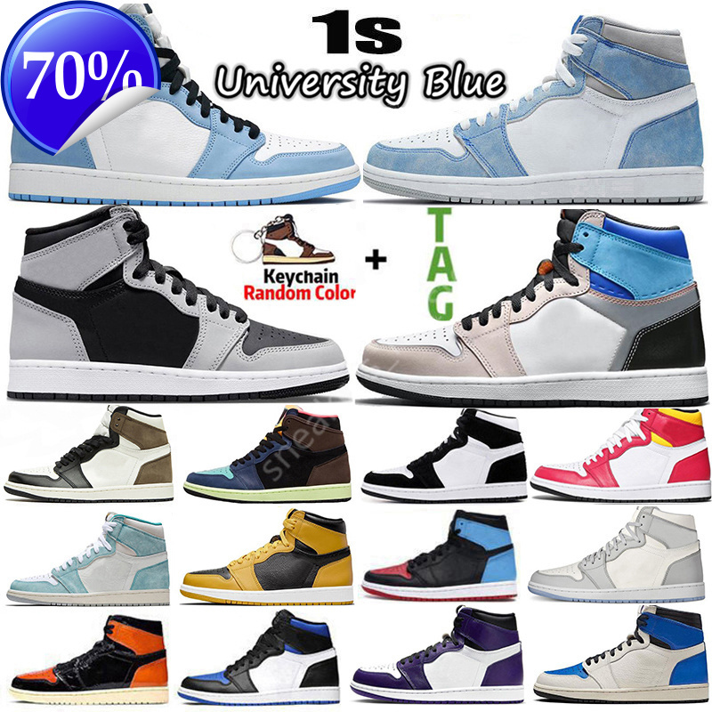 

1 1s University Blue Mens Basketball Shoes Prototype Electro Orange Shadow 2.0 Hyper Royal Twist Fragment Pollen Dark Mocha Bred Toe Court