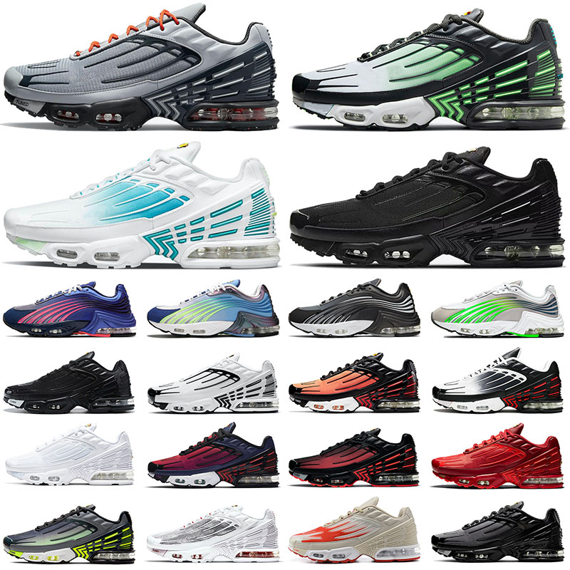 

Top Quality TN PLUS 3 TUNED TNS 2 Running Shoes Mens Womens Classic Sports Sneakers Bright Neon All Black White 3s Wolf Grey III Green Red Blue Trainers Outdoor Runners, 38 white gold 39-45