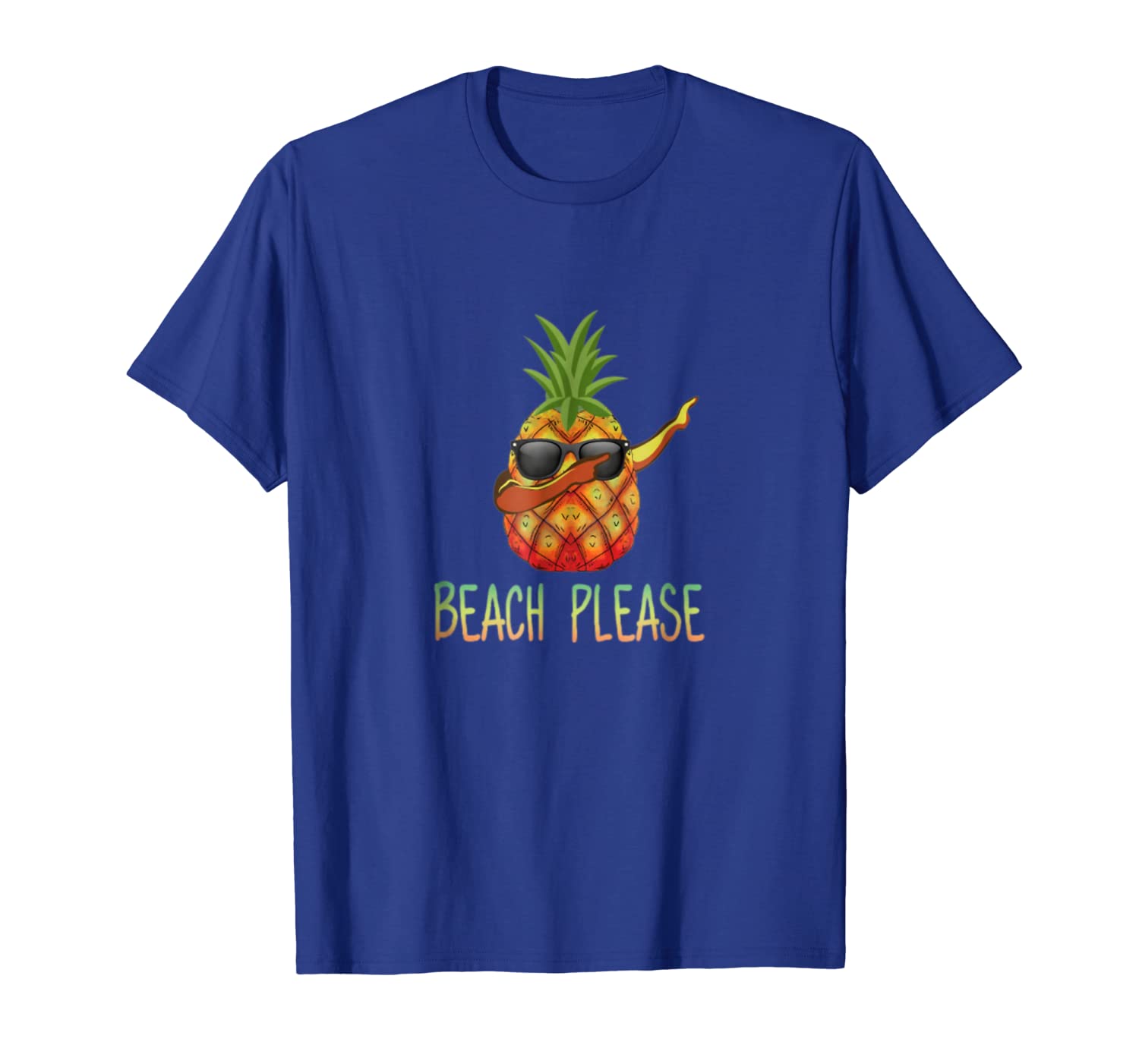 

Pineapple Sunglasses Aloha Beaches T-Shirt, White;black
