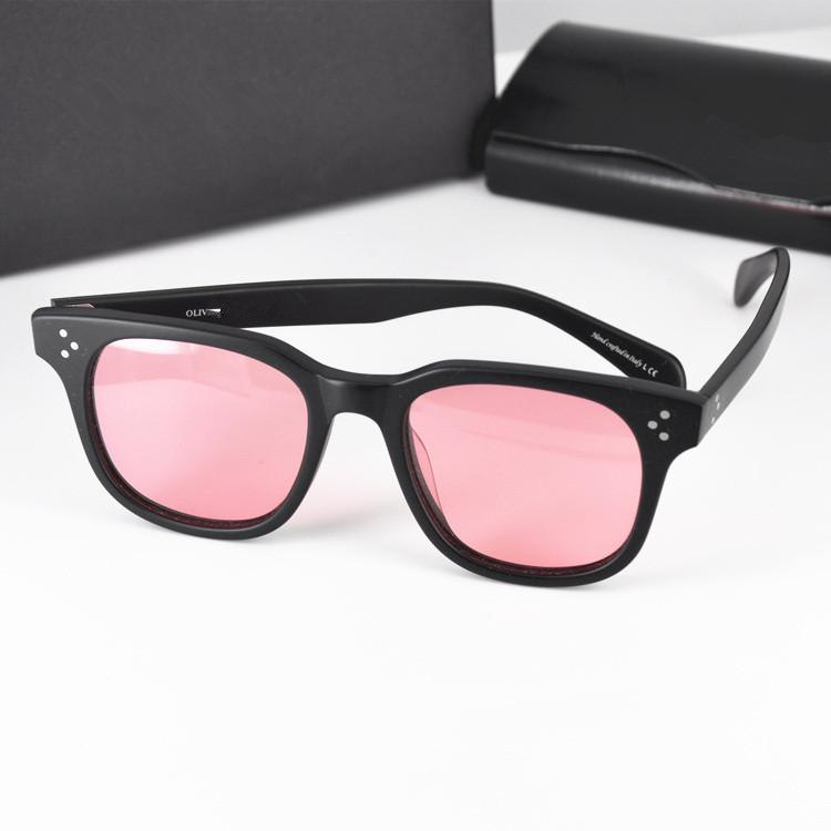 

Fashion O5236A tinted unisex AFTO-N sunglasses 49-22-145 anti-UVA UVB square full-rim high-quality pure-plank with full-set packing
