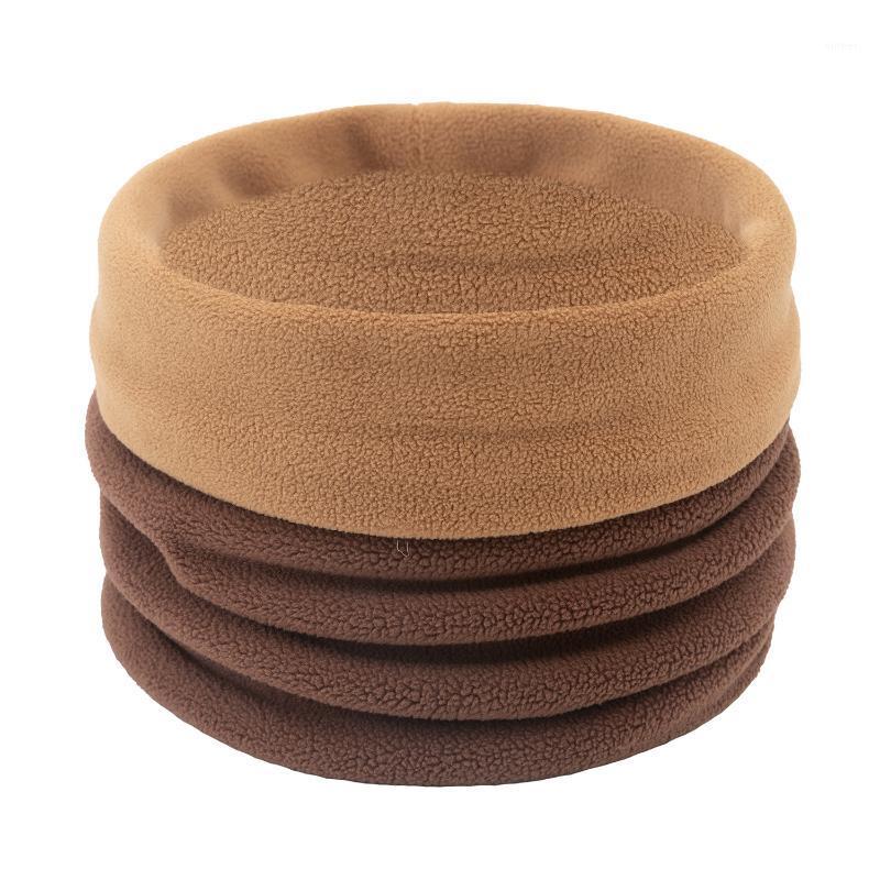

Scarves Winter Unisex Warm Knitted Ring Scarf Fleece Inside Elastic Knit Plush Men Women Thick Warmers Cotton Snood Neck, Blue;gray