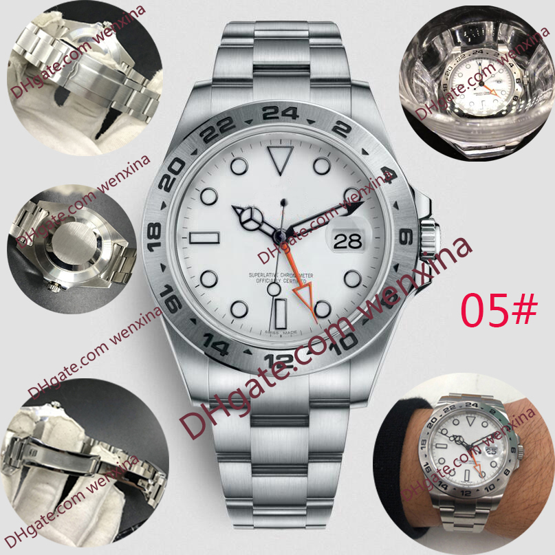 

20 High Quality Deluxe Men watch 42mm Mechanical automatic 2813 Stainless Steel Watch montre de luxe super luminous Waterproof Mens Watches, 01