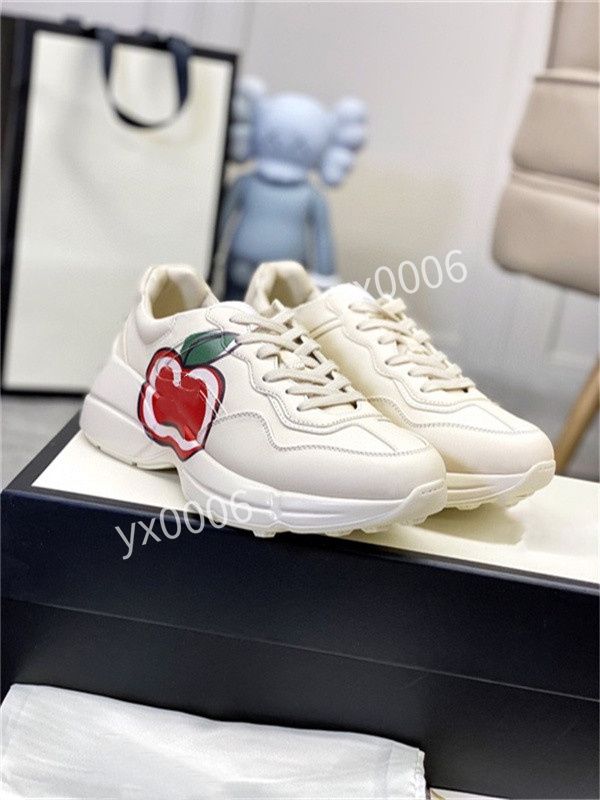 

2022 Top Quality New shoe Designer 35-45 transparent printing luxury high-top Genuine Leather casual shoes b22 canvas man woman fashion sneakers hd210704, Choose the color