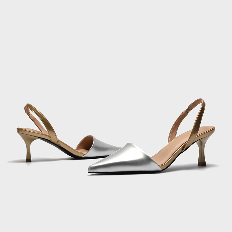

Sandals -Autumn Korean version with a pointed head banded sandals after empty shoes high heels, sexy woman heels 1WBC, 1# shoe box