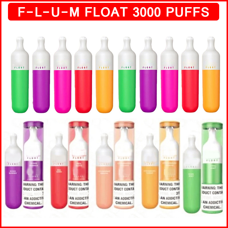 

Big Vapor Disposable Vape Pen F-L-U-M Float 3000 Puffs Cigarette 1100mAh Battery 8ml Prefilled Pods Cartridges Ecigarette Flumed Vapes Ecigs