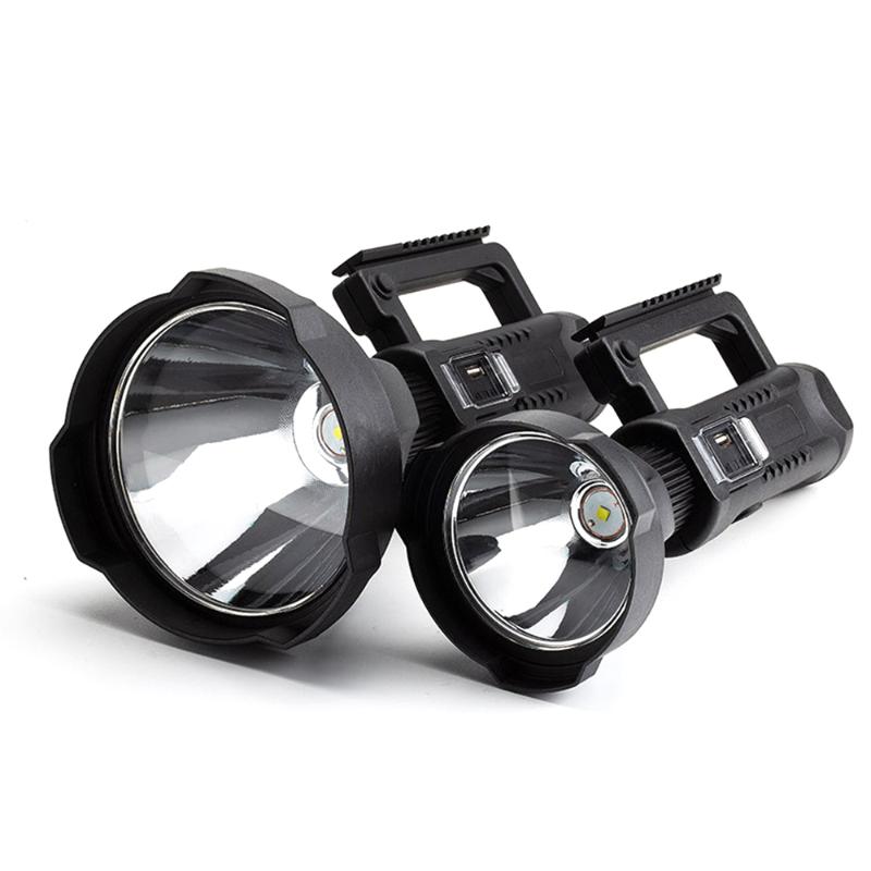 

Powerful Portable LED Searchlight Rechargeable Handheld Waterproof Outdoor Camping Light With USB Charging