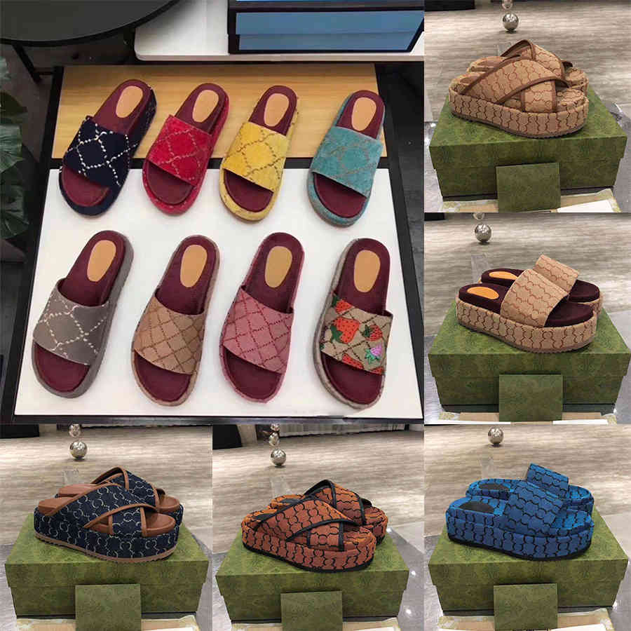 

High Quality woman slippers fashion Sandals Beach Thick bottom slipper platform Alphabet lady Leather flat slides 001, Black