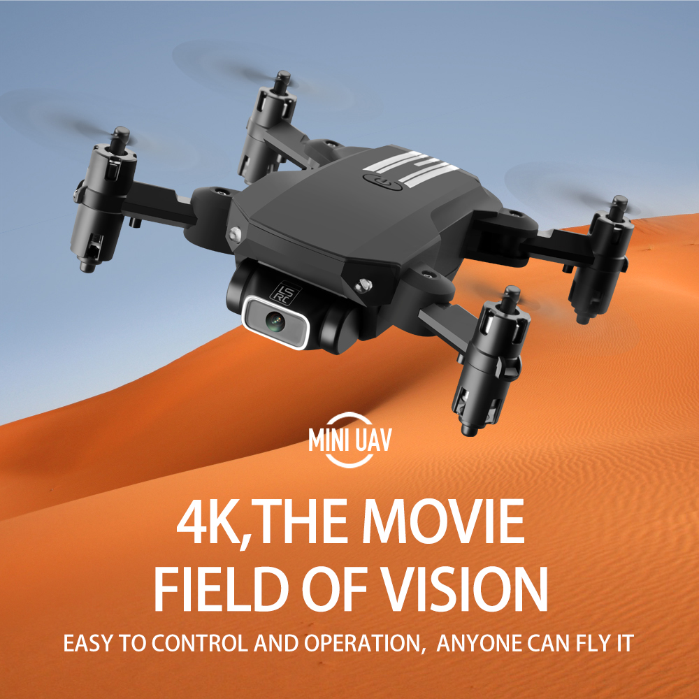 

Intelligent Uav WiFi FPV 0.3MP 5.0 4KMP HD Camera Altitude Hold Mode Foldable RC Drone RTF Global Mini Vehicle Professional Helicopter Selfie Drones Toys Battery, As shown