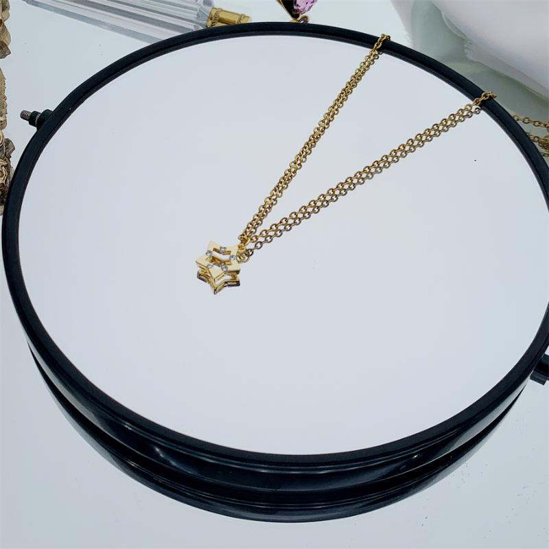 

Pendant Necklaces Simple Star Necklace Fashion Hollow Women's Charm Birthday Gift Jewelry