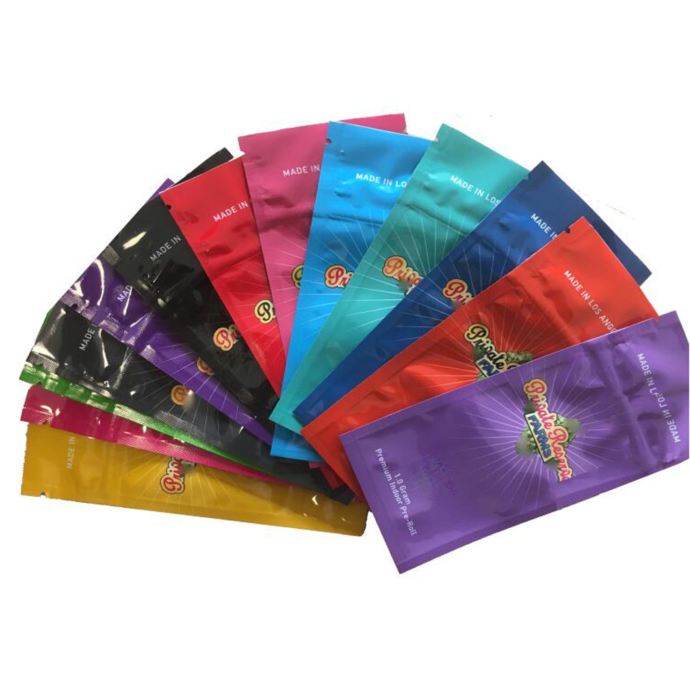 

Stock sale Private-Reserve-Farms Preroll Bag Cured Joint Child Proof Double Zipper Design For Cone Joint Preroll Packaging