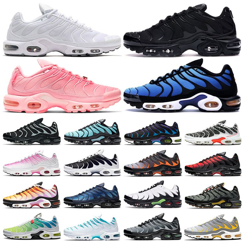 

Plus tn Shoes Mens Outdoor Sneakers Atlanta Kaomoji Triple White volt Red black gradient Oreo Hyper Blue Web Crater Worldwide Sail Sports Women Trainers, 2 36-46