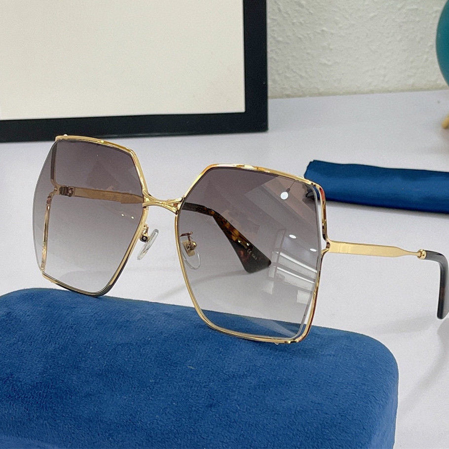 

sunglasses for women classic Summer Fashion 0817 Style metal and Plank Frame eye glasses Top Quality UV Protection Lens 0817S