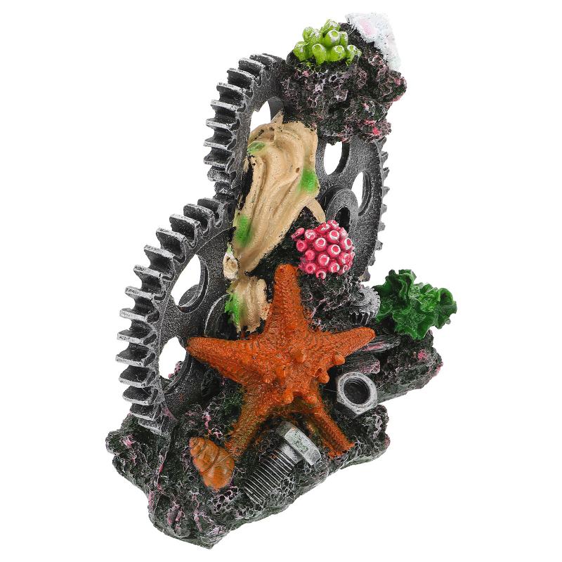 

Decorations 1Pc Fish Tank Landscaping Decoration Resin Ornament Decor Supply (Assorted Color)