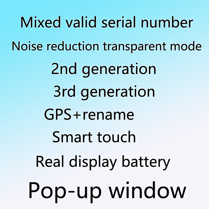 

Noise reduction transparent mode Air 3 H1 Chip Rename GPS Wireless Charging Bluetooth Headphones Pods 2 Pro AP2 AP3 Earbuds 2nd Generation