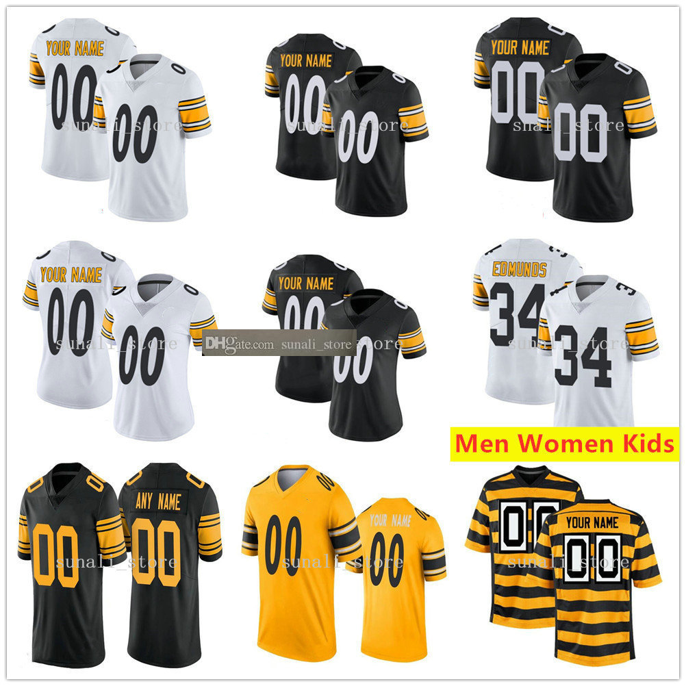 

Sewn 2021 89 Vance McDonald 24 Benny Snell Jr 44 Derek Watt 26 Anthony McFarland Jr 94 Tyson Alualu 96 Isaiah Buggs 28 Mike Hilton Jerseys, Black;red