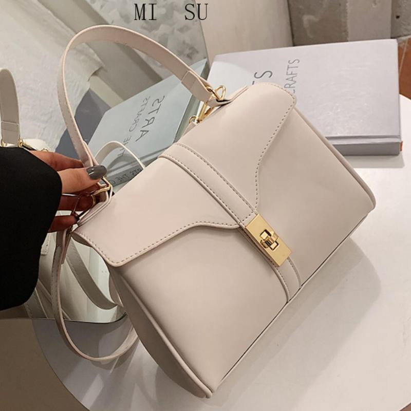 

Elegant Female Large Tote bag 2021 New High quality PU Leather Women's Designer Handbag High capacity Shoulder Messenger Bag, Black