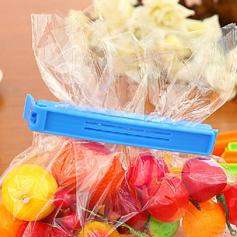 

15Pcs Portable New Kitchen Storage Snack Seal Sealing Bag Clips Clamp Plastic Tool Kitchen Accessories