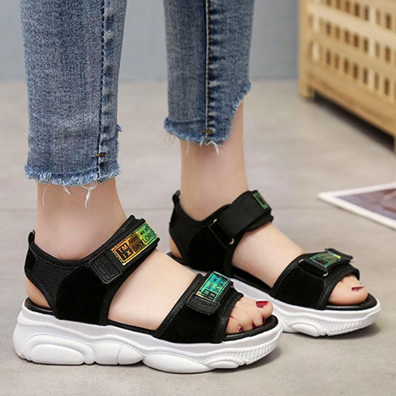 

Sandals Shoes Women Slippers Sports Women's Sandales Femmes, Black