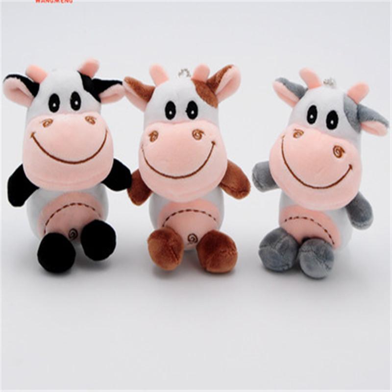 

Keychains Super Cute , Size Small 10CM Approx. Milk Cow Plush Animal Stuffed TOY Key Chain Gift