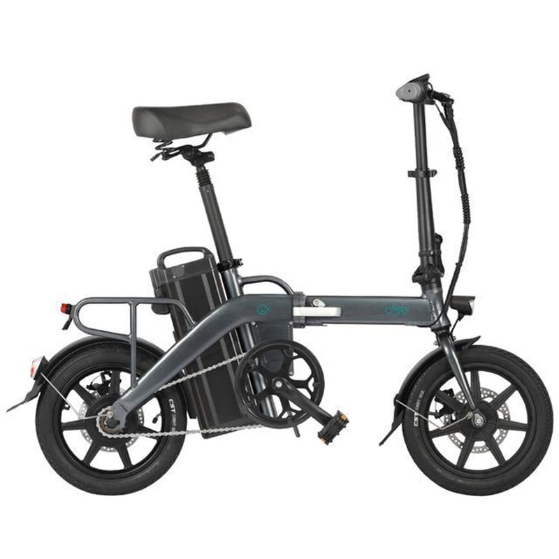 

EU FIIDO L3 New Electric City Bike 2 Wheels Electric-Bicycles 48V 350W 23.2Ah Long Range Portable Foldable E-Bike Adults/Girls, Gray
