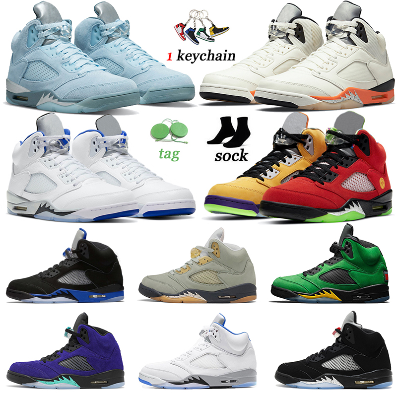 

Jumpman 5 5s Men Basketball Shoes Shattered Backboard Jade Horizon Stealth Raging Bull Bluebird Racer Blue White Cement Mens Women Trainers Sports Sneakers, 5s 36-40 easter