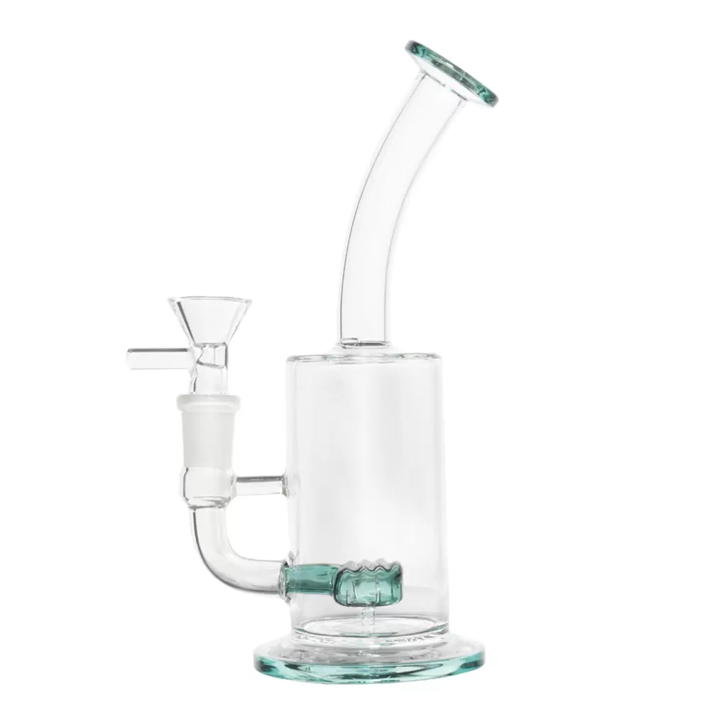 

8 inch Hookah Water Bongs Smoking Pipe Heavy Glass Bong with Bubbler 14mm Bowl