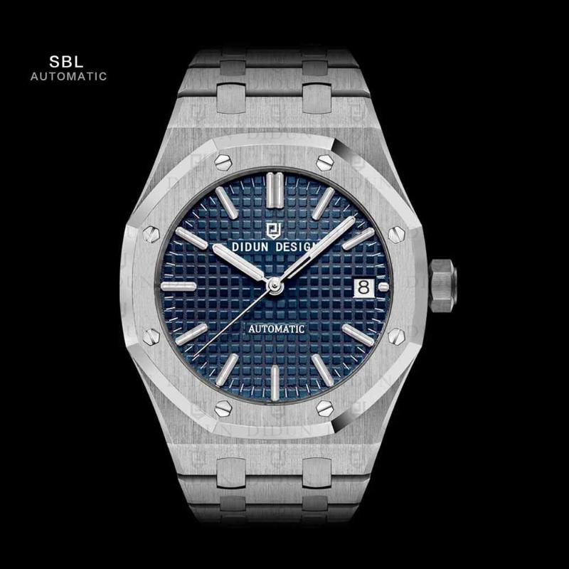 

Wristwatches MIYOTA 8215 Movt Watch Mechanical Automatic Men Waterproof Casual Business Wristwatch DIDUN 41MM Watches, Di-8180-srgw