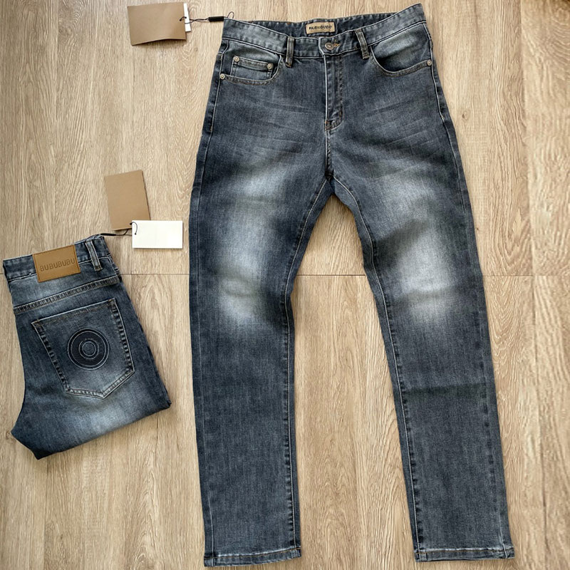 

Men Jeans Pants Fashion Washed Cargo Pant Oversize Jean 22SS High Street Element Stretch Slim Small Straight Jeans, Blue