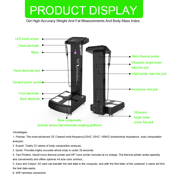 

2022 high quality analyzer body slimming machine