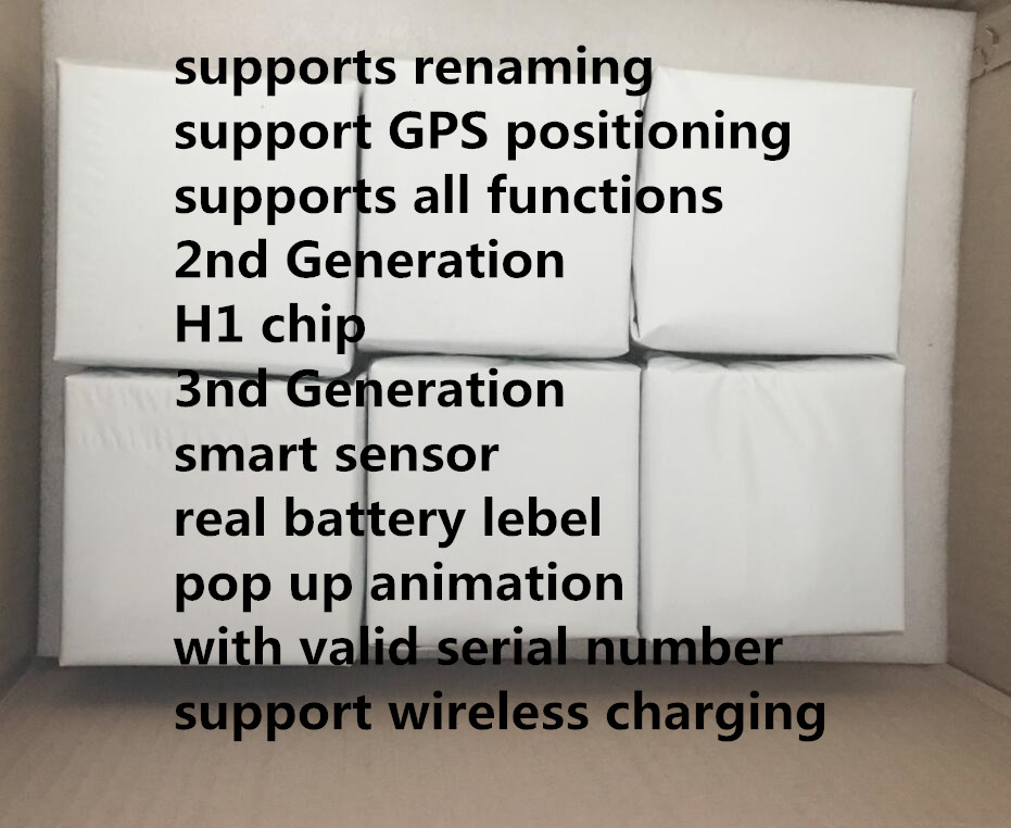 

GPS Rename AP2 AP3 Wireless Bluetooth Earbuds Chip Wireless Charging Case Optical In-Ear Detection Pods PK Air 3 AP2 gen 3 gen earphone